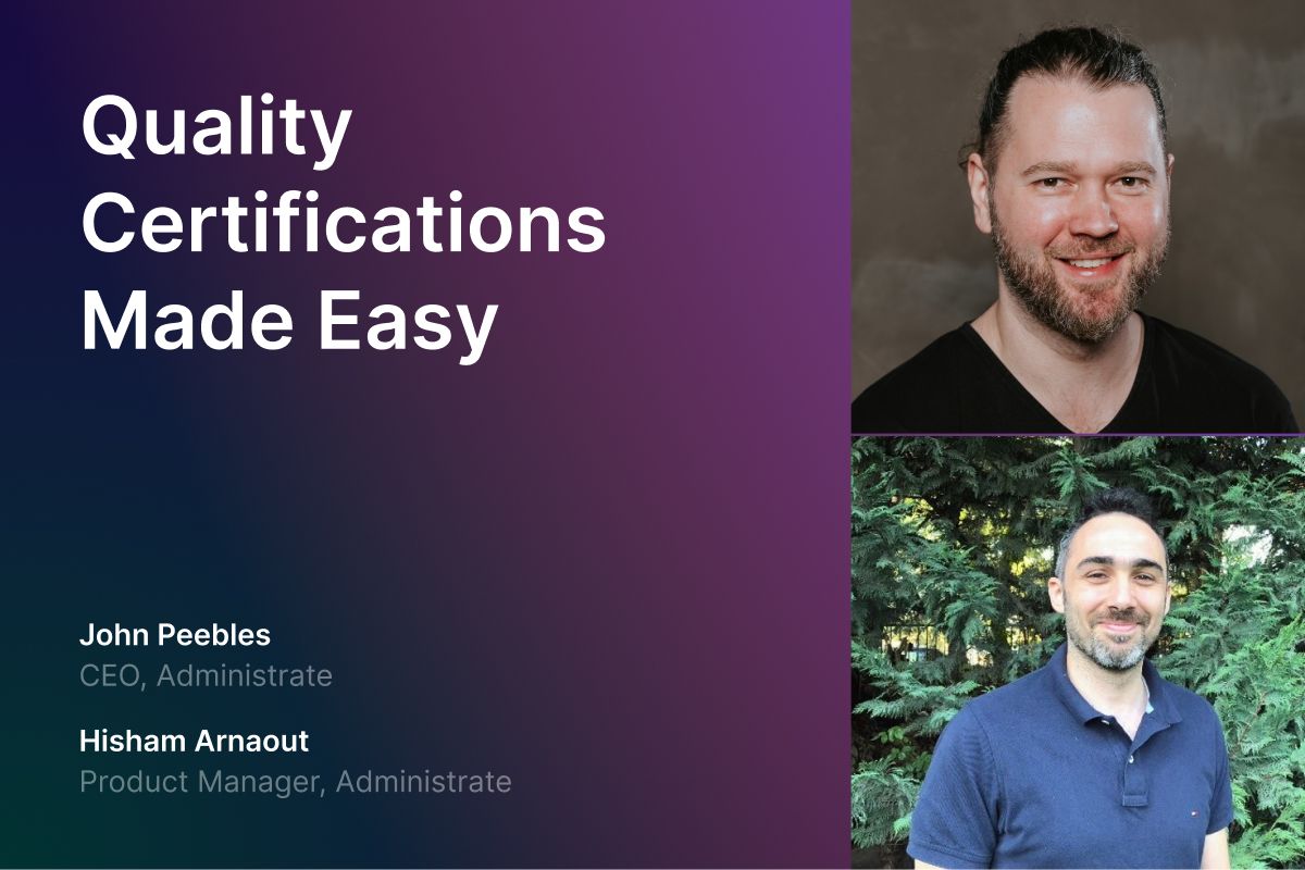 Quality Certification Made Easy