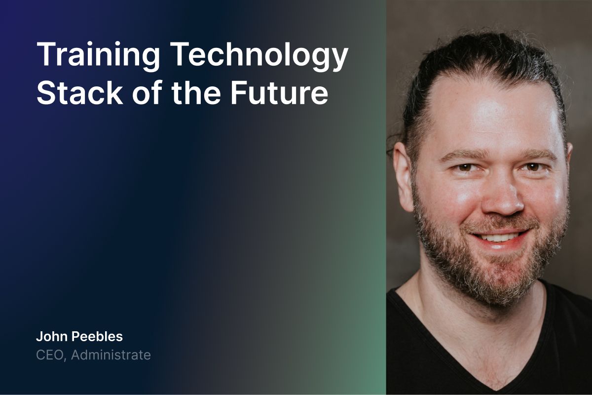 Explore the Training Technology Stack of the Future